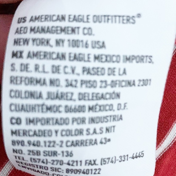 American Eagle Soft and Sexy Striped Long Sleeve Scoop V-Neck Pullover Top ❤️🤍 - Picture 10 of 10